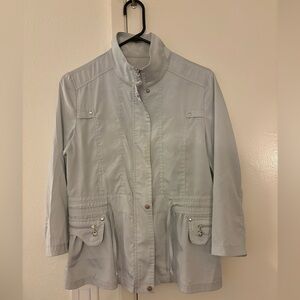 Light Blue Windbreaker